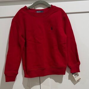 Polo by Ralph Lauren Men's Vibrant Red Crewneck Sweater